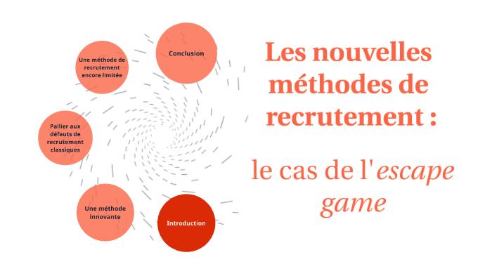 Escape game - une <b>méthode</b> de <b>recrutement innovante</b> ? by tbsgroupe ...